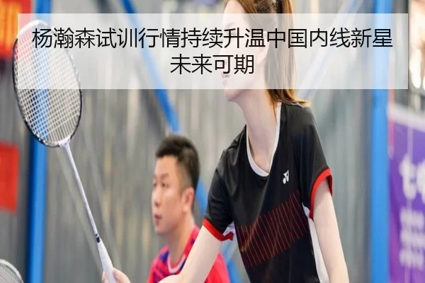 杨瀚森试训行情持续升温中国内线新星未来可期